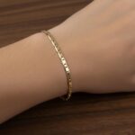 Gouden schakel armband