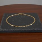 Gouden schakel armband