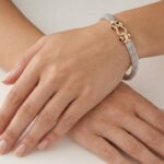 Christian wit gouden armband