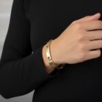 14 karaats heren bicolor armband