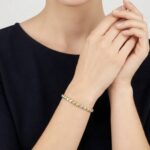 Bicolor tennisarmband met diamanten