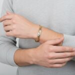 Christian goud heren armband