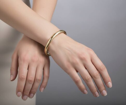 Gouden slavenarmband Christian