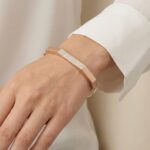 Rose armband met zirkonia