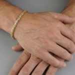 Gouden bicolor koningsarmband