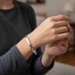 Wit gouden Christian slavenarmband