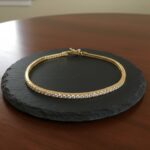Christian geel gouden zirkonia armband