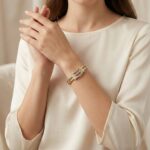 Slavenarmband 14 karaat goud met zirkonia