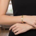 14 karaats heren bicolor armband