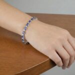 Christian saffier armband