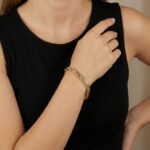 Christian gouden bicolor koningsarmband