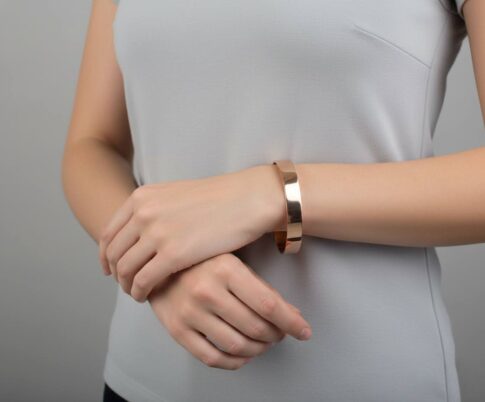 Christian rose gouden slavenarmband