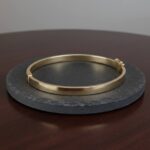 Geel gouden 14 karaat Christian armband