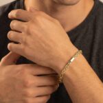 Christian gouden bicolor koningsarmband