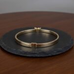 14 karaat geel gouden Christian slavenarmband