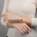 14 karaat geel gouden slavenarmband