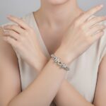 Gouden armband met turkoois