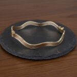 Gouden Christian slavenarmband golvend model