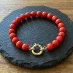 Christian bloedkoraal armband