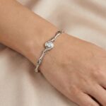 Christian wit goud armband met zirkonia