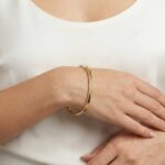 Atelier Christian geel gouden slavenarmband