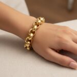 18 karaat jasseron armband