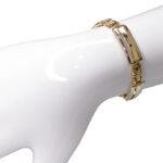 14 karaat geelwit gouden armband