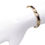 14 karaat massieve bicolor armband