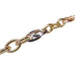 14 karaat tricolor armband