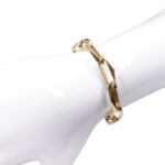 Gouden Close For Ever schakel armband