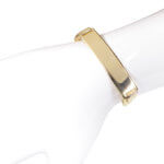Gouden naamplaat armband