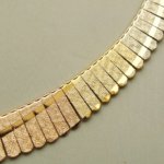 14 karaat tricolor collier