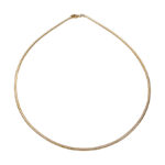 Geel gouden spang collier