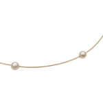 Gouden collier met parels