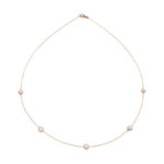 Gouden collier met parels