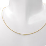 Geel gouden omega spang glad