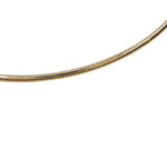 Gouden spang collier half rond