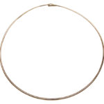 Gouden spang collier half rond