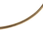 Gouden spang spits collier