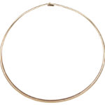 Gouden spang spits collier