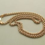 Rose gouden collier