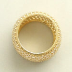 14 karaat gouden ring met zirkonia