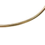 Geel gouden omega spang collier