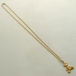 Gouden collier met teddybeer hanger