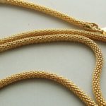 Geel goud collier
