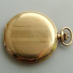 Geel gouden zakhorloge