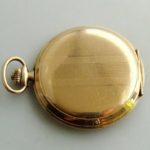 Geel gouden zakhorloge