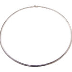 Wit gouden omega collier