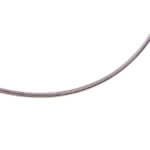 Wit gouden omega spang collier