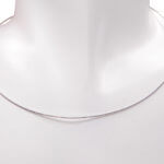 Wit gouden omega spang glad